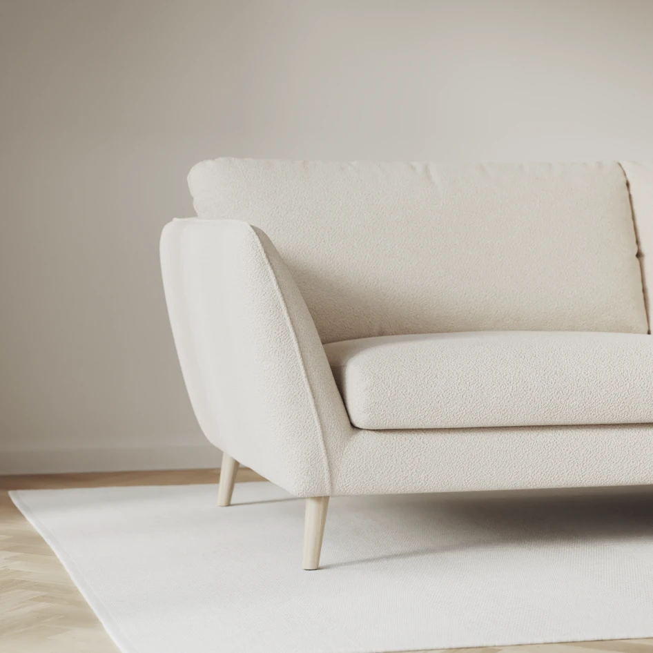 Madison - 4-sits soffa - Vit