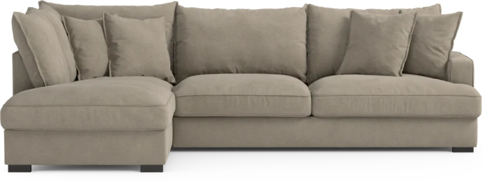 Mila, 3-sits soffa med divan vänster