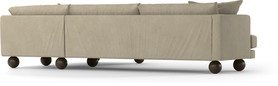 Harper - 3-sits soffa med divan höger - Beige