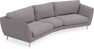 Madison - 3-sits soffa svängd, 90 cm - Grå