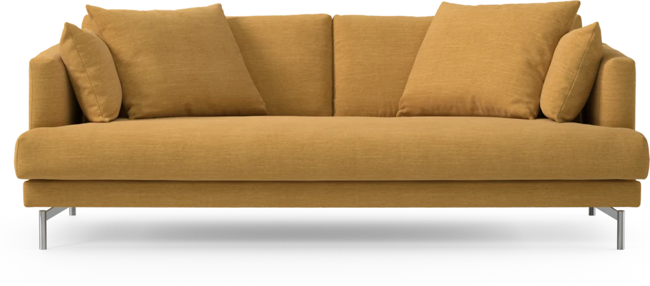 Harper - 3-sits soffa, hel dyna - Gul