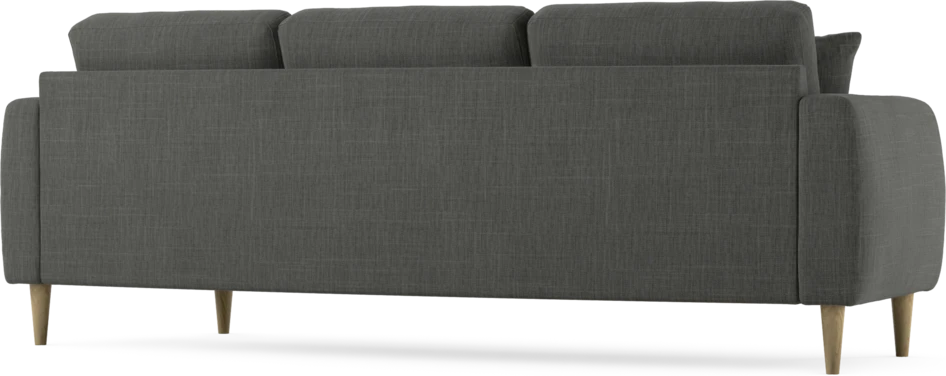 Eden - 3-sits soffa svängd - Grå