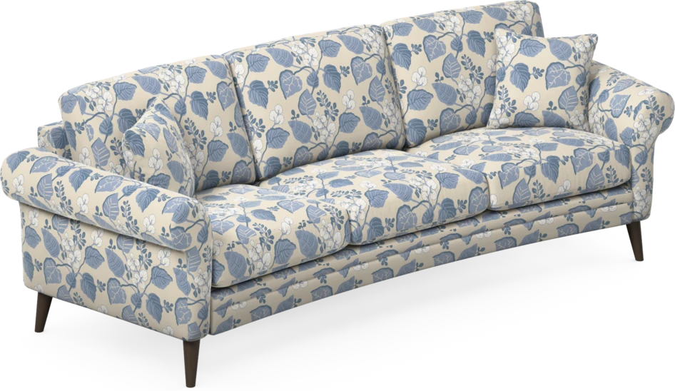 Eden - 3-sits soffa svängd - Flerfärgad