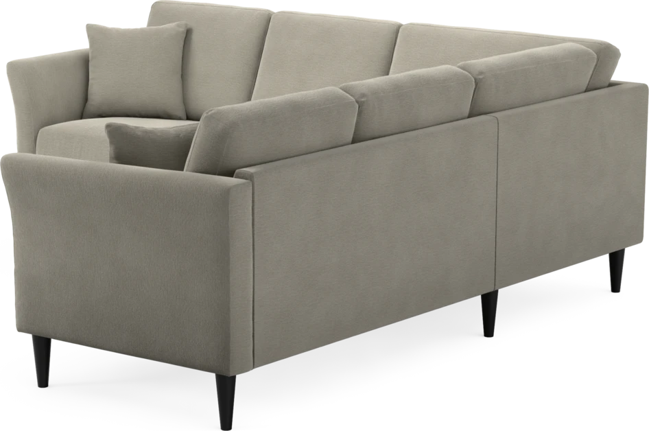 Eden - Hörnsoffa, 2+2-sits - Brun