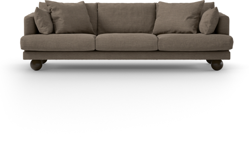 Harper - 4-sits soffa - Brun