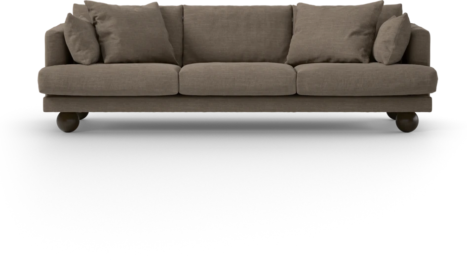 Harper - 4-sits soffa - Brun