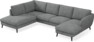 Madison Lux - 2-sits soffa med divan vänster och schäslong höger - Vit