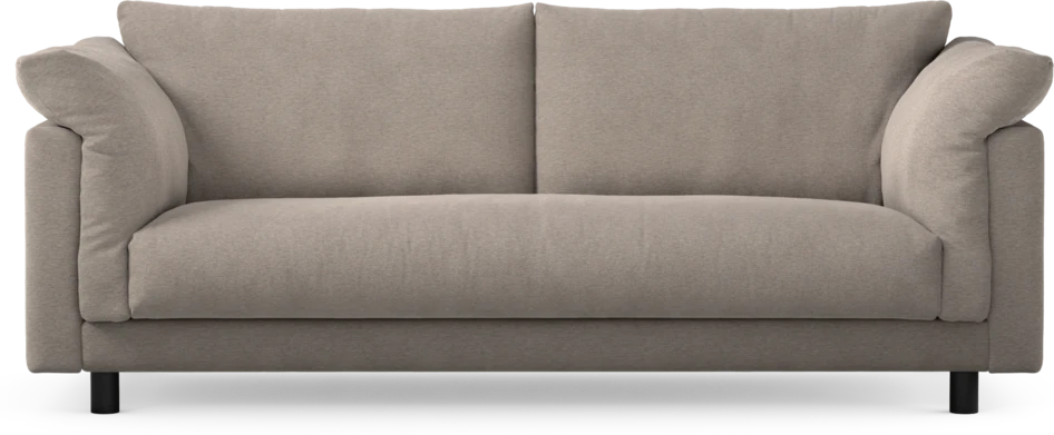Cherrie - 2,5-sits soffa, hel dyna, fast klädsel - Beige