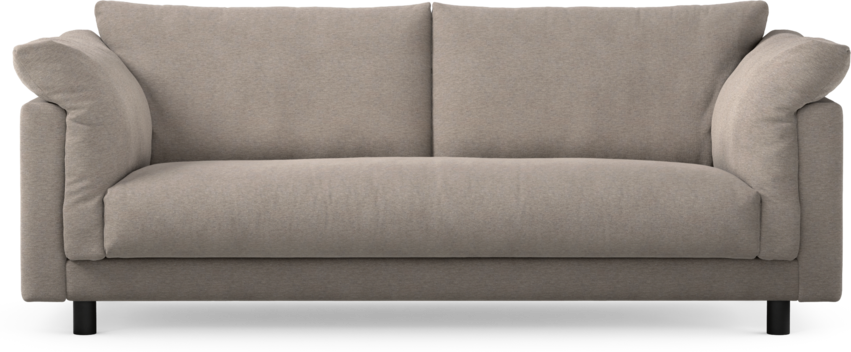 Cherrie - 2,5-sits soffa, hel dyna, fast klädsel - Beige