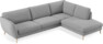 Madison Lux - 3-sits soffa med divan höger - Grå