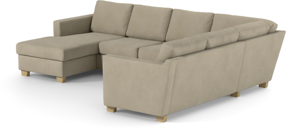 Friday - Hörnsoffa, 3+2-sits med schäslong vänster - Beige