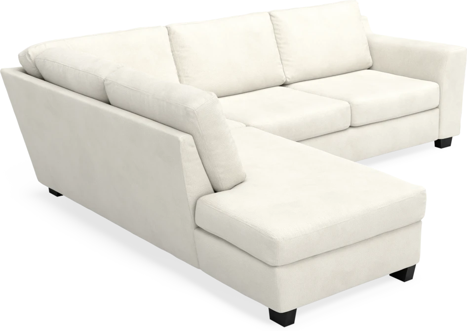 Friday - 2,5-sits soffa med divan vänster - Vit