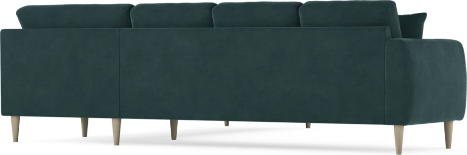 Eden - Hörnsoffa, 3+3-sits - Blå
