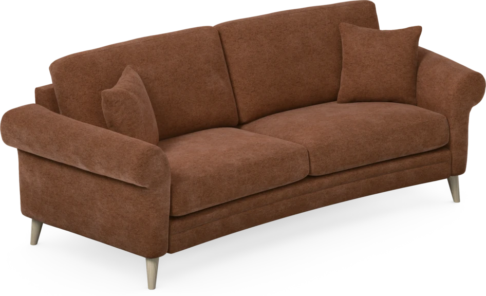 Eden - 2,5-sits soffa svängd - Orange