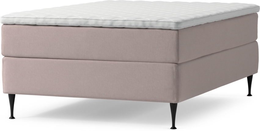 Delux Exclusive - Kontinentalsäng, enkelsäng 140 cm med bäddmadrass och sängben