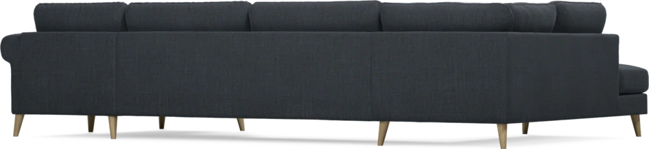 Bridge - 3-sits soffa med divan vänster och schäslong höger - Blå