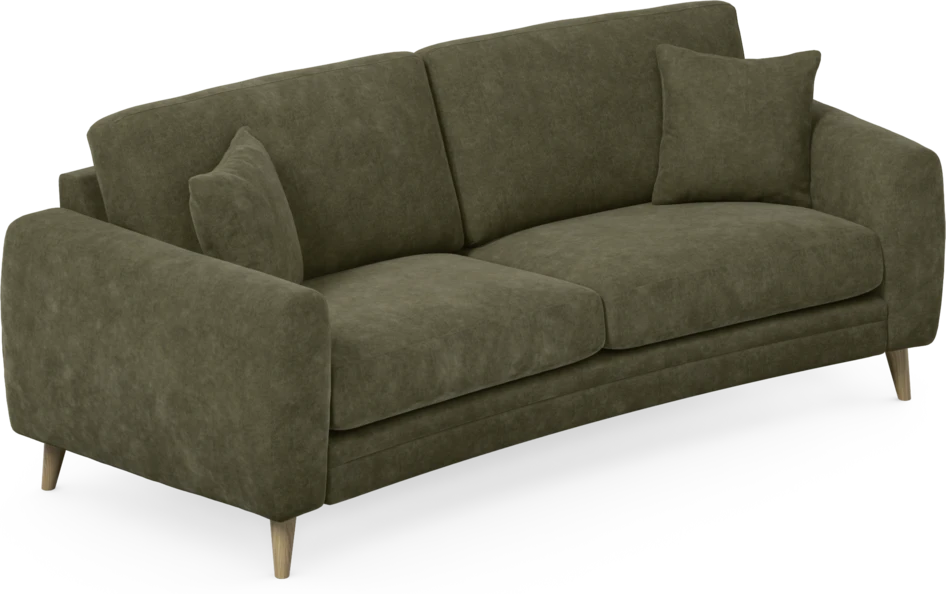 Eden - 2,5-sits soffa svängd - Grön