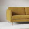 Madison Lux - 2-sits soffa med schäslong vänster - Gul