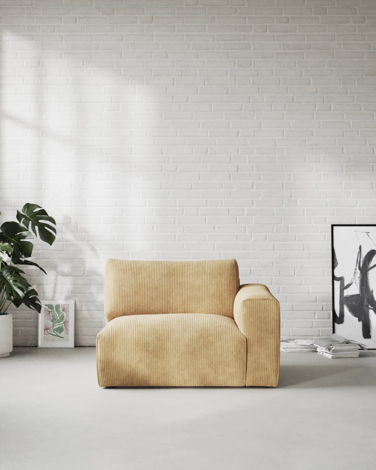 Free - 1,5-sits med armstöd höger - inspiration
