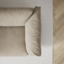 Cherrie - 3-sits soffa, fast klädsel - Beige