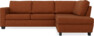 Friday - 2,5-sits soffa med divan höger - Orange