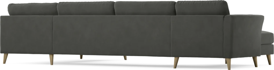 Bridge - 3-sits soffa med schäslong vänster och divan höger - Grå