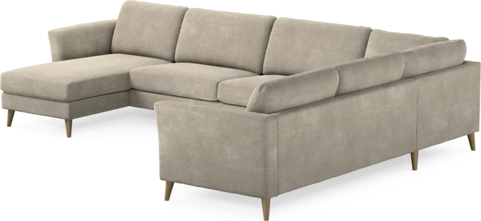 Bridge - Hörnsoffa, 3+2-sits med schäslong vänster - Beige