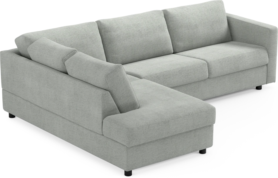 Lindö - Bäddsoffa 2,5-sits med divan - Grå
