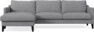 Winston - 3-sits soffa med schäslong, vändbar - Grå