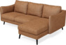 Madison - 2-sits soffa med schäslong höger - Orange