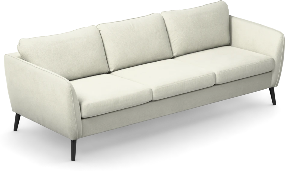 County - 3-sits soffa - Vit