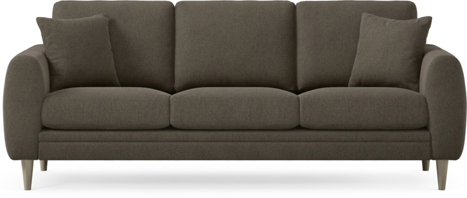 Eden - 3-sits soffa - Brun