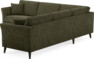 Eden - Hörnsoffa, 2,5+2,5-sits - Grön