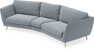Madison - 3-sits soffa svängd, 90 cm - Blå