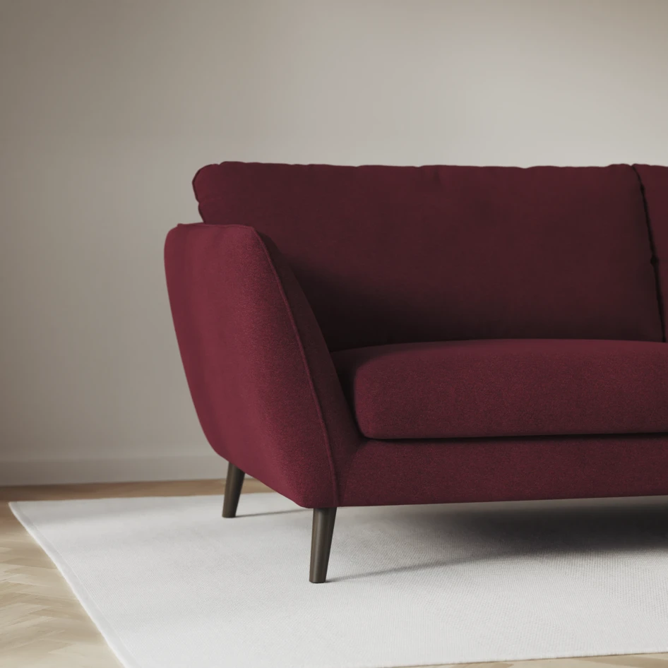 Madison Lux - Hörnsoffa 2+3-sits, hörn 2 - Röd