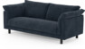 Cherrie - 2,5-sits soffa, hel dyna, fast klädsel - Blå