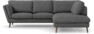 Madison Lux - 2-sits soffa med divan höger - Vit