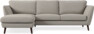 Madison Lux - 2-sits soffa med schäslong vänster - Beige