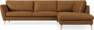Madison Lux - 3-sits soffa med divan höger - Brun