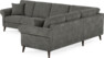 Eden - Hörnsoffa, 3+2-sits - Grå
