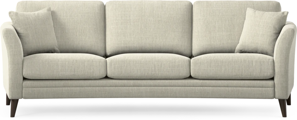 Eden - 3-sits soffa svängd - Beige