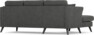 Eden - 2-sits soffa med schäslong - Svart