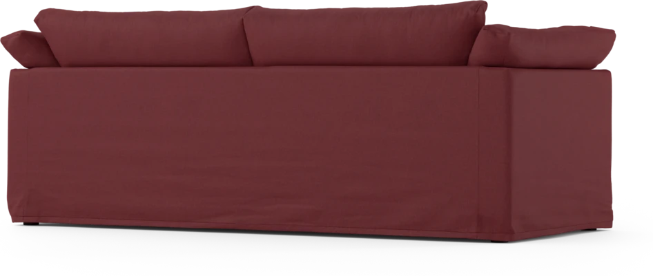 Cherrie - 2,5-sits soffa med kappa - Röd