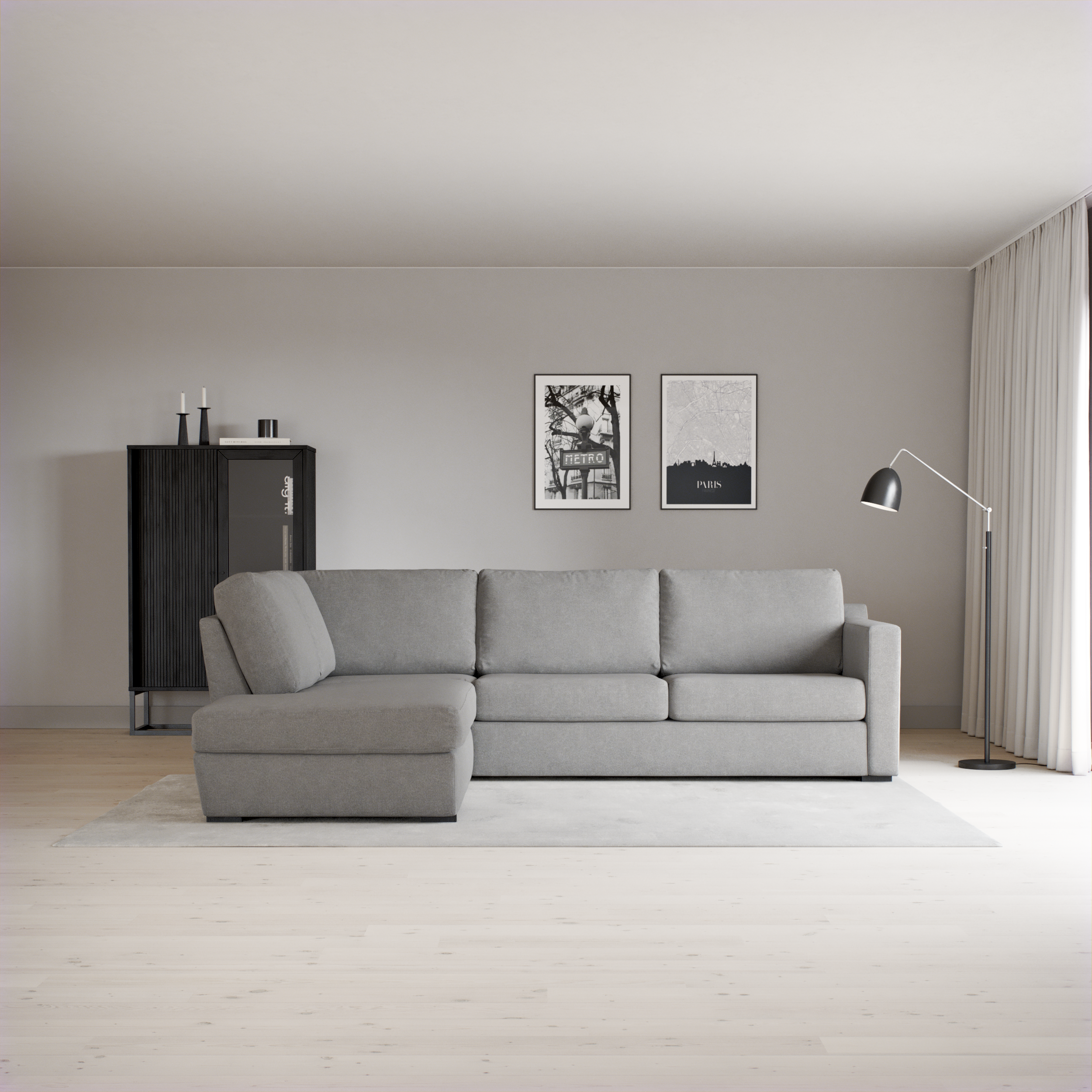 Friday - 2,5-sits soffa med divan vänster - inspiration