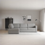 Friday - 2,5-sits soffa med divan vänster - Grå