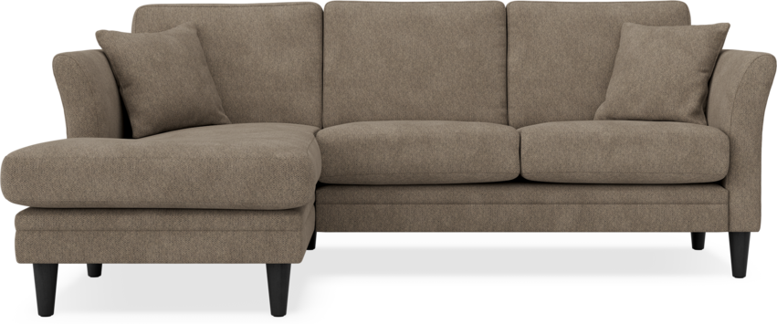 Eden - 2-sits soffa med schäslong - Gul