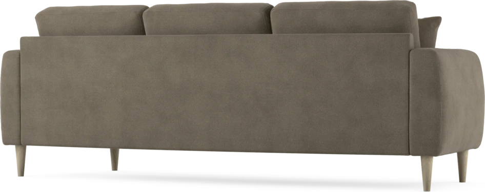 Eden - 3-sits soffa svängd - Beige