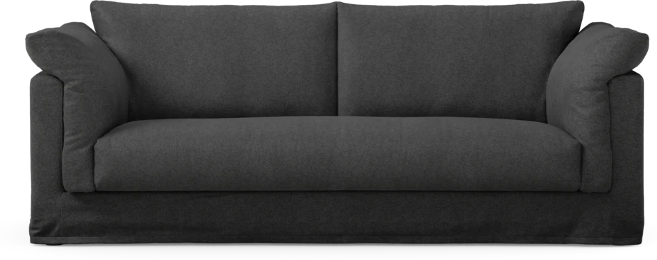 Cherrie Klädsel - Klädsel till 2,5-sits soffa, hel dyna - Svart