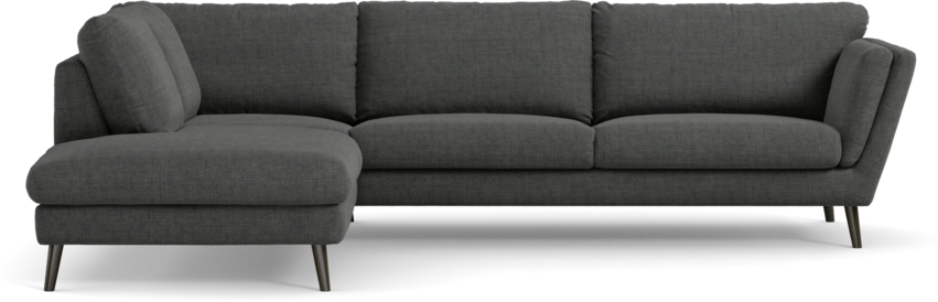 Madison - 3-sits soffa med divan vänster - Grå