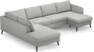 County - 3-sits soffa med divan vänster och schäslong höger - Grå